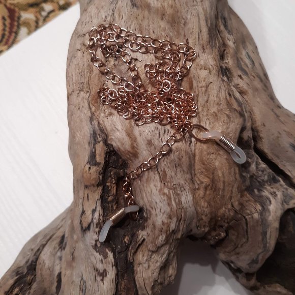 Rose Gold Eyeglass Chain - Picture 1 of 3